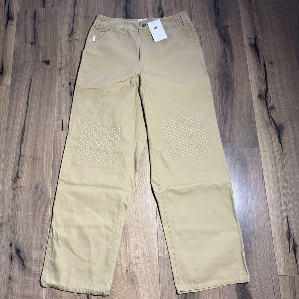 Mens Size 30-Nike Life Sashiko Carpenter Wide Denim Pants Jeans HJ8478-297